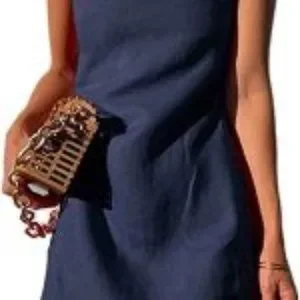 Amazon Essentials | Dresses | One Shoulder Linen Dress | Poshmark